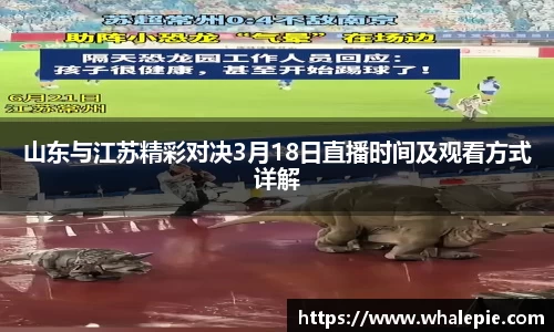 山东与江苏精彩对决3月18日直播时间及观看方式详解